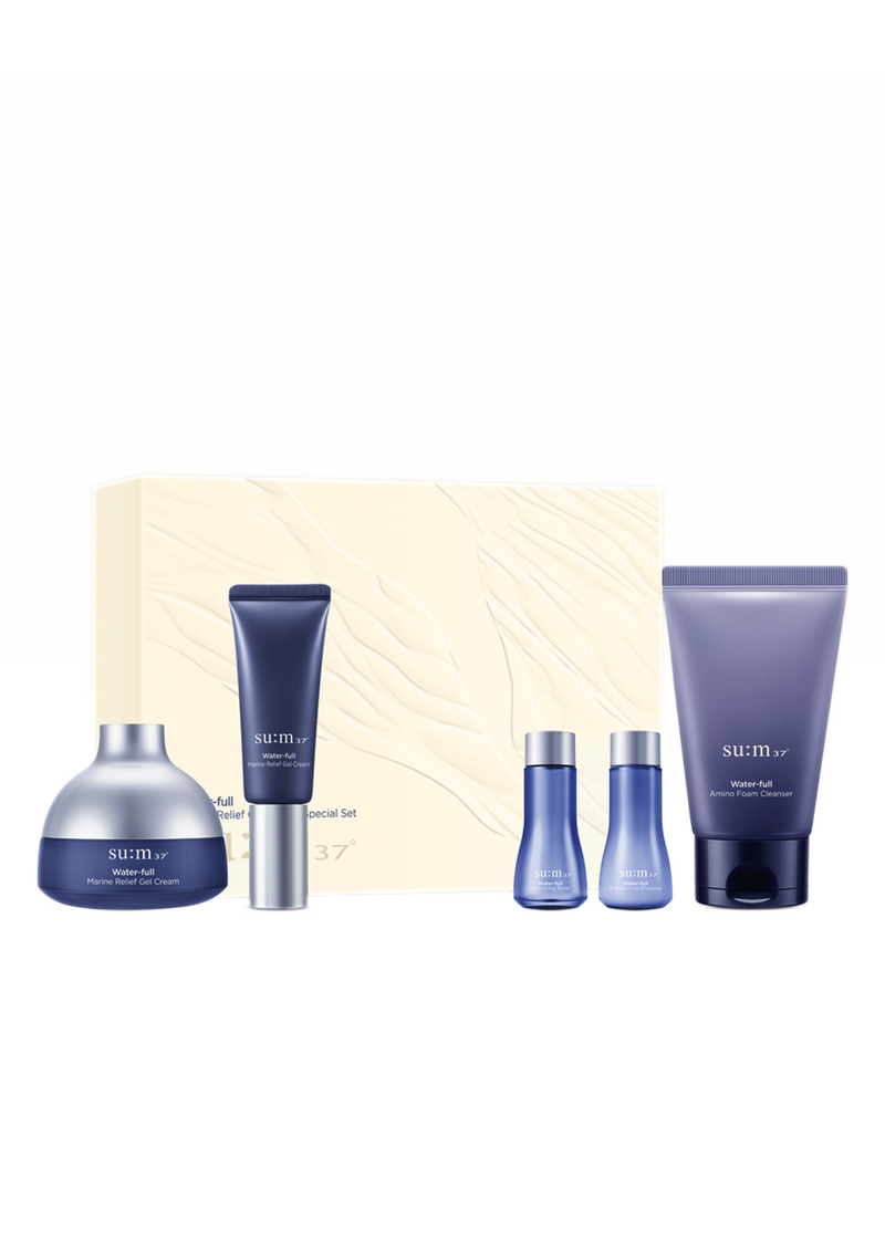 su:m37˚ Water-full Marine Relief Gel Cream 120ml Special Set
