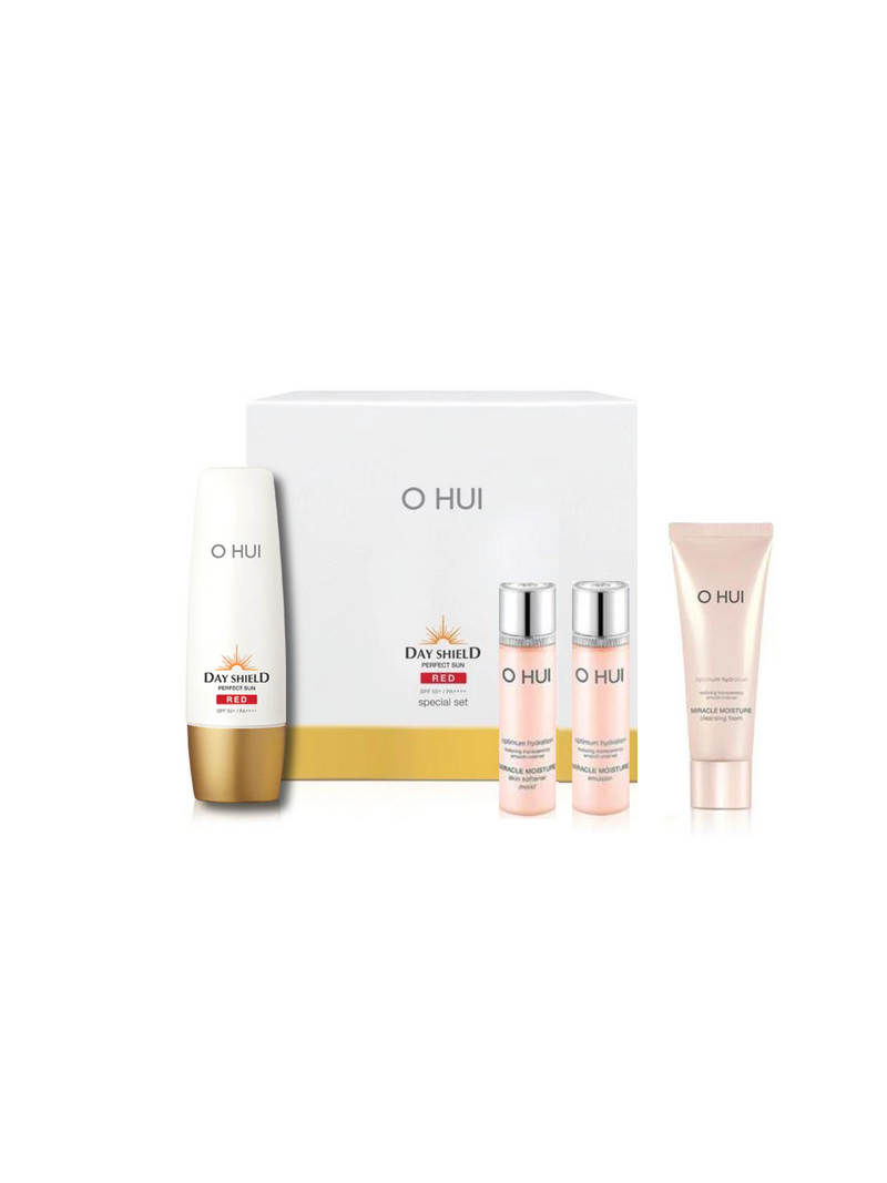 O HUI Day Shield Perfect Sun Red SPF50+/PA++++ 50ml Special Set