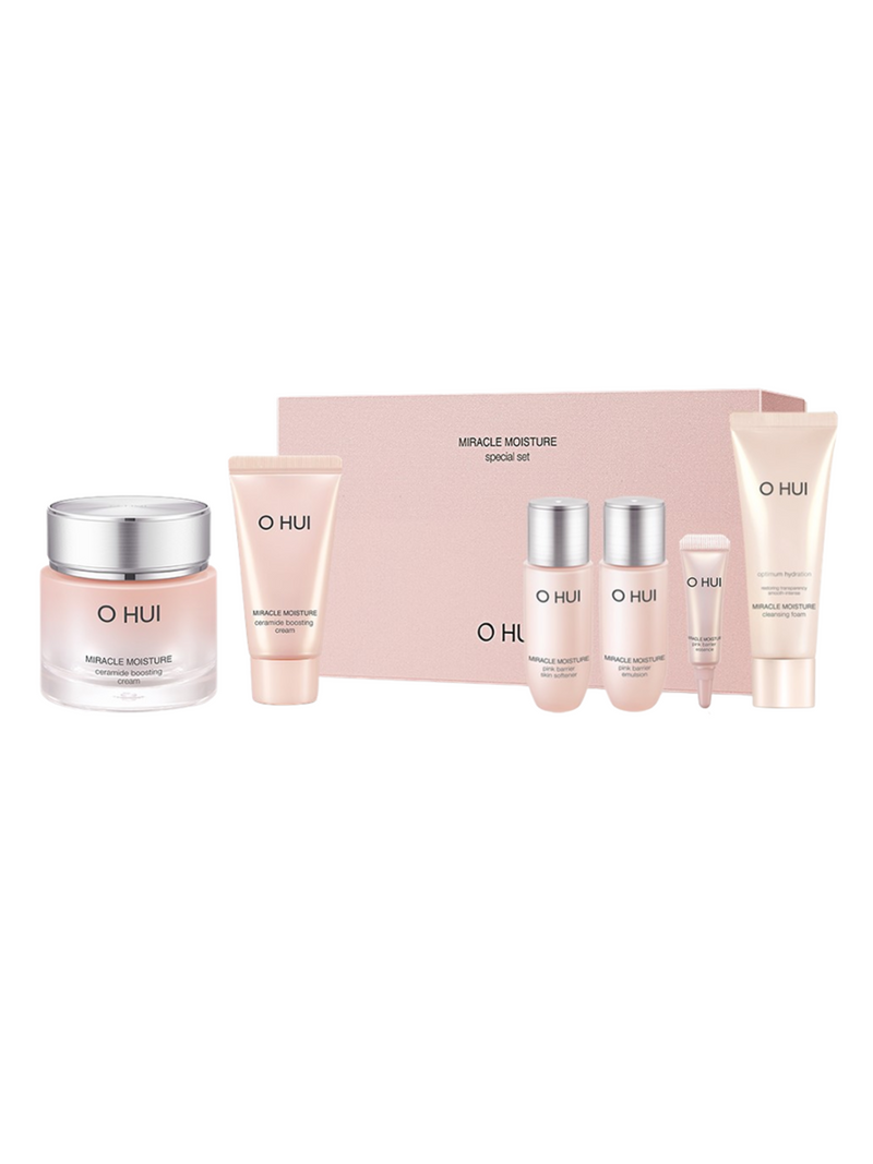 O HUI Miracle Moisture Ceramide Boosting Cream 60ml Special Set