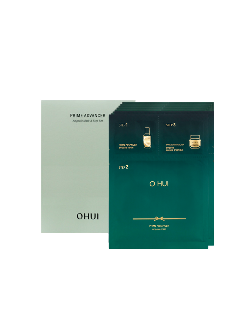 O HUI Prime Advancer Ampoule Mask 3-Step Set