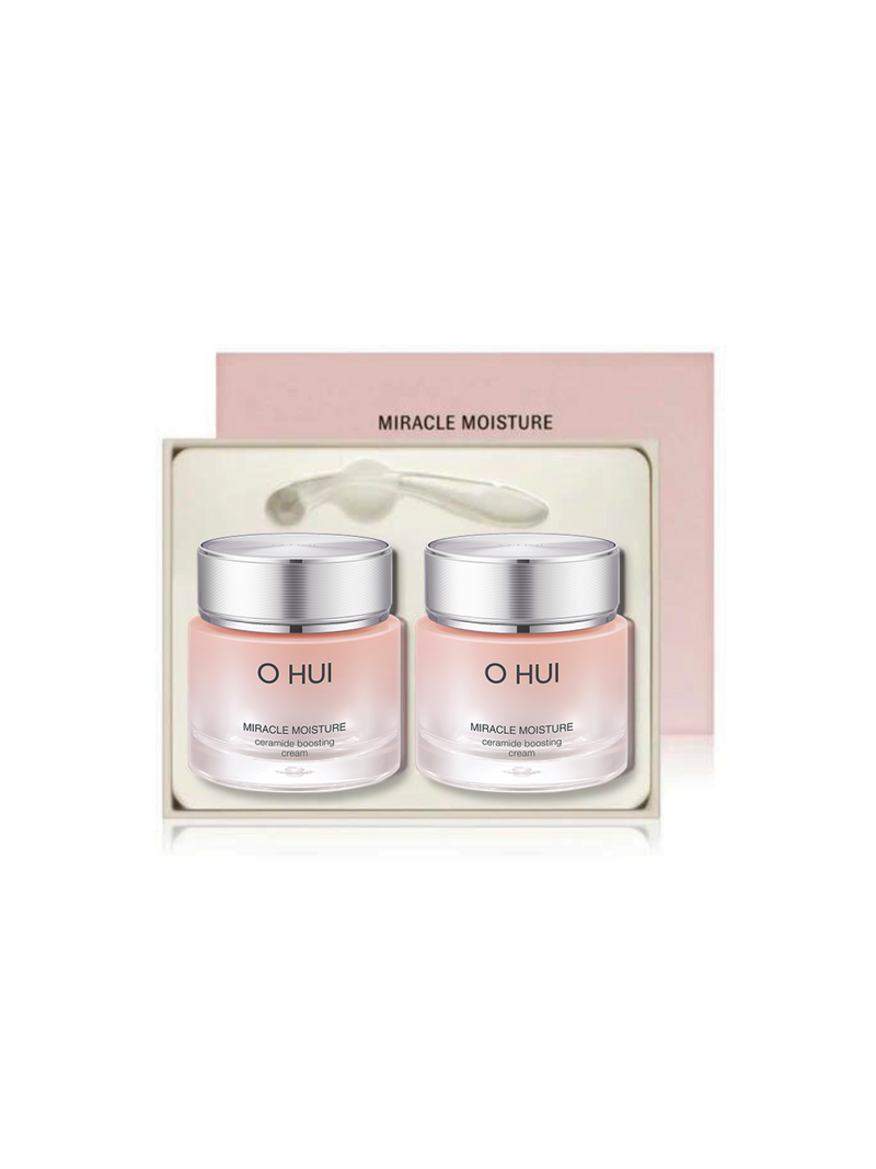 O HUI Miracle Moisture Ceramide Boosting Cream 60mlx2 Special Set