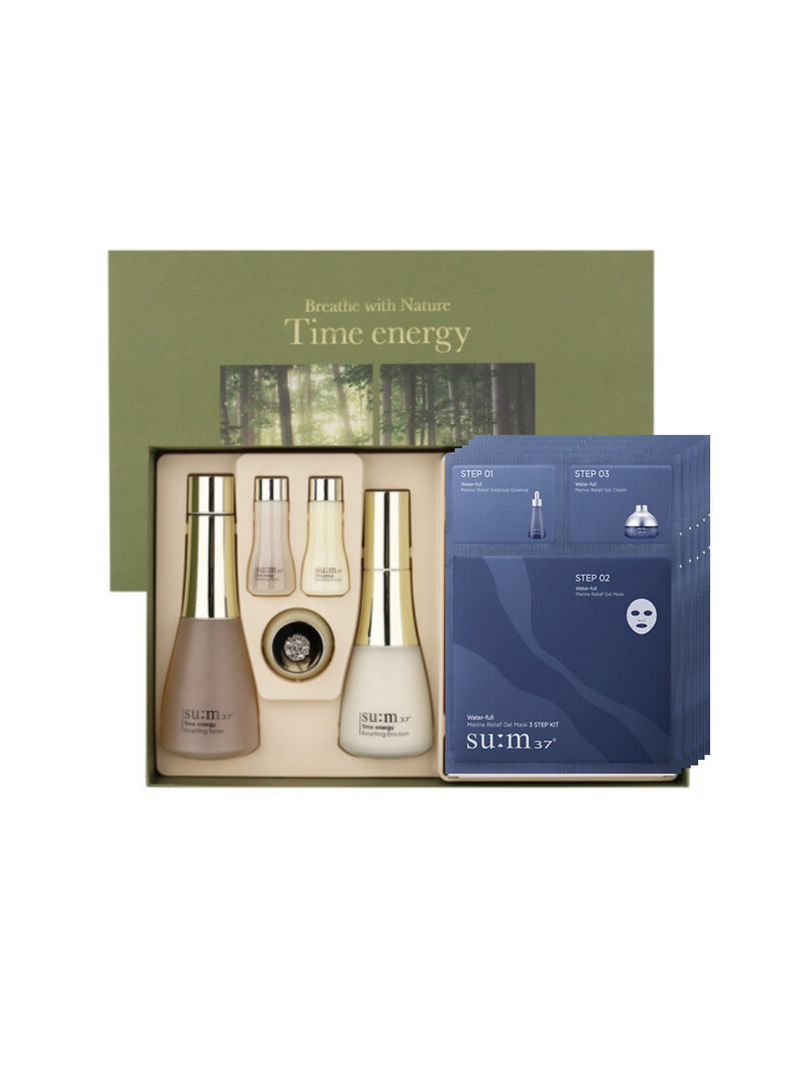 Time Energy 2pcs special set with water-full mask 3step kit